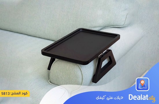 Wooden Sofa Arm Table With Clip - dealatcity store