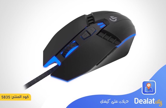 Porodo Gaming 7D Wired LED Mouse - dealatcity store