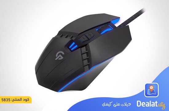 Porodo Gaming 7D Wired LED Mouse - dealatcity store