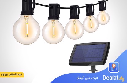 Solar Powered G40 String Lights - dealatcity store