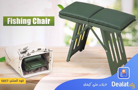 Steel Portable Folding Stool Chair - dealatcity store