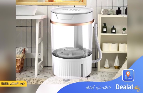 Large Capacity Mini Semi-Automatic Portable Washing Machine - dealatcity store