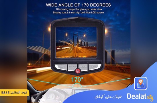 1080P Car Dash Camera with Super Night Vision Built-in G-Sensor - dealatcity store