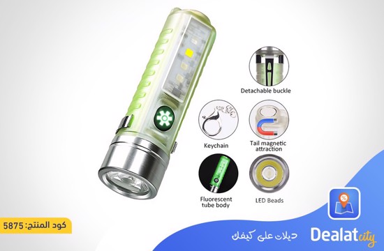 Rechargeable Waterproof Mini Handheld Magnetic Flashlight - dealatcity store