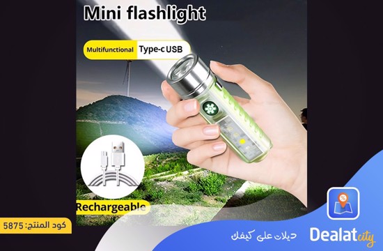 Rechargeable Waterproof Mini Handheld Magnetic Flashlight - dealatcity store