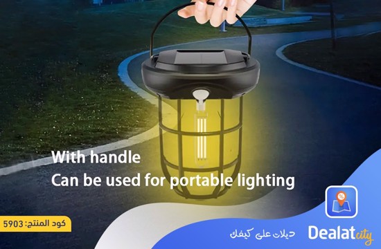 Waterproof Solar Powered Light Lamp with Handle - dealatcity store