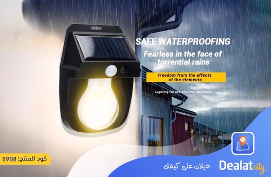 Solar Wall Light Lamp with Motion Sensor - dealatcity store