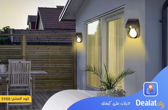 Solar Wall Light Lamp with Motion Sensor - dealatcity store