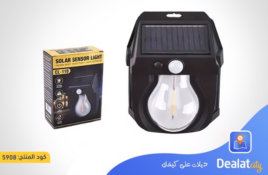 Solar Wall Light Lamp with Motion Sensor - dealatcity store