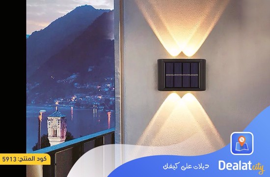 Waterproof LED Outdoor Solar Wall Light Up and Down Lighting - dealatcity store