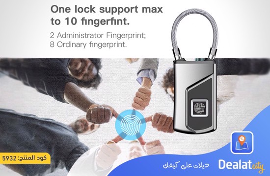 Waterproof Fingerprint Lock - dealatcity store