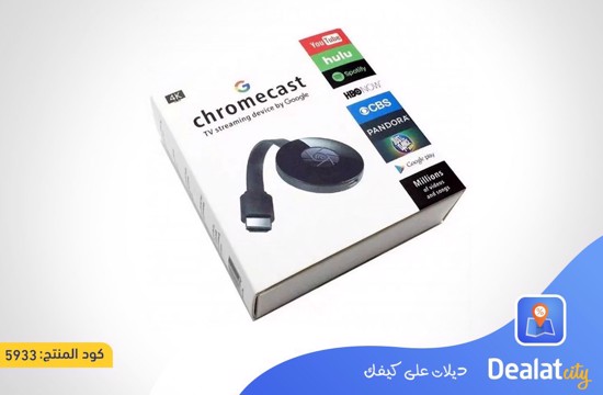 Chromecast 4k TV Streaming Device By Google - dealatcity store