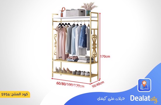 Sturdy Metal Clothes Rack - dealatcity store