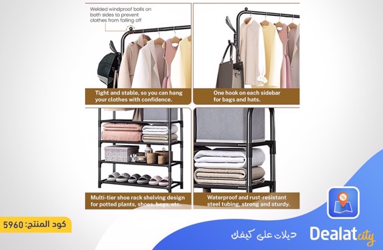 Multi-Layer Metal Clothes Stand - dealatcity store