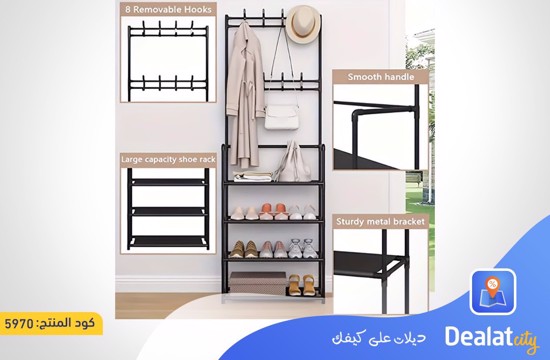 Clothes Stand and Shoe Organizer Rack - dealatcity store