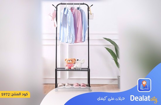 Clothes Organizer Stand with Shoe Rack - dealatcity store