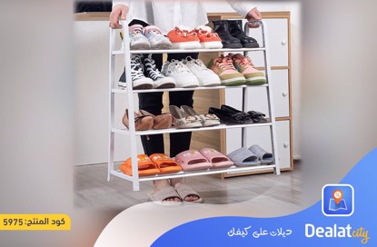 High Quality Space Saving 4-Layer Multi-Layer Shoe Rack for Shoe Storage