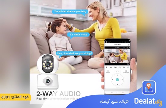 4K 8MP Dual Lens WIFI PTZ Camera Surveillance IP Camera - dealatcity store