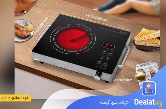 Smart Knob Electric Stove with LED Display - dealatcity store