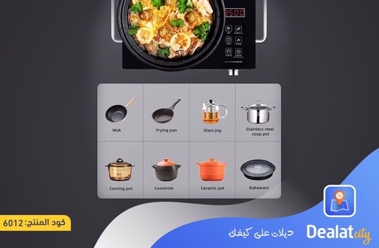 Smart Knob Electric Stove with LED Display - dealatcity store