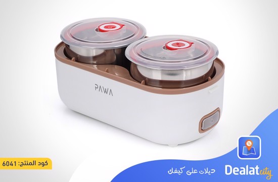 Pawa Delicacy 2L Double Layer Electric Lunch Box - dealatcity store