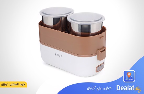 Pawa Delicacy 2L Double Layer Electric Lunch Box - dealatcity store