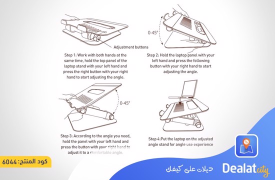 YESIDO LP06 Foldable Laptop Stand - dealatcity store