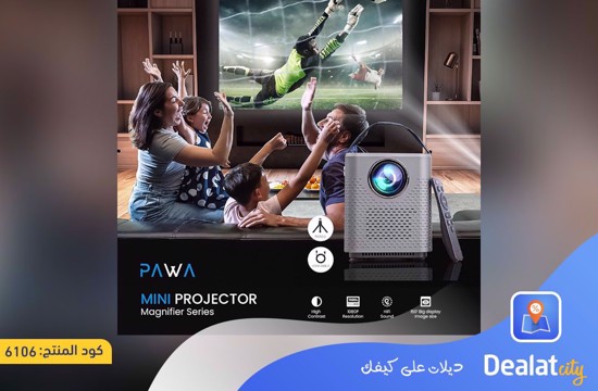 Pawa 1080p Mini Projector with Tripod, HDMI Cable, and Remote Control-dealatcity store