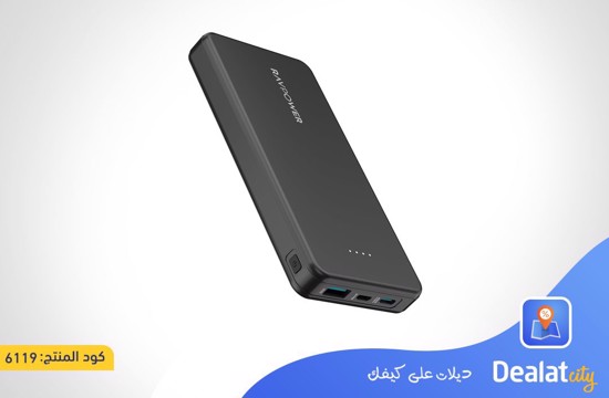 RAVPower RP-PB1215 PD Pioneer 10000mAh 15W 3-Port Power Bank - dealatcity store