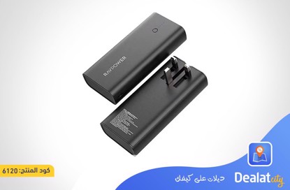 RAVPOWER 2 in 1 Power Bank and Charger Multiport 2USB-A QC and 1 PD with LED Indicator 10000mAh - RP-PB243