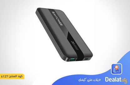 RavPower PB1236 Power Bank with Dual Ports (USB-A/USB-C) 20W 10000mAh