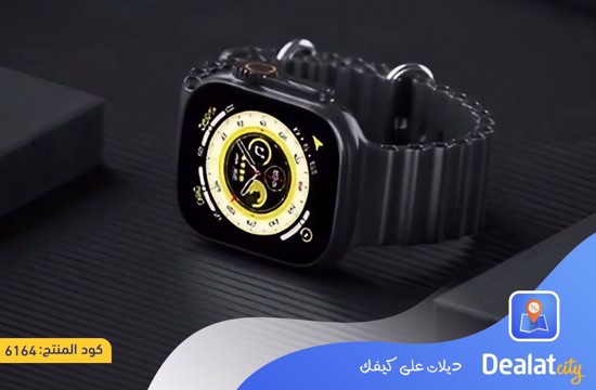 Porodo Ultimo Titan Smart Watch with a 2.2-inch Screen with a Sensor to Track Activity and Health and Supports 49 Sports Modes