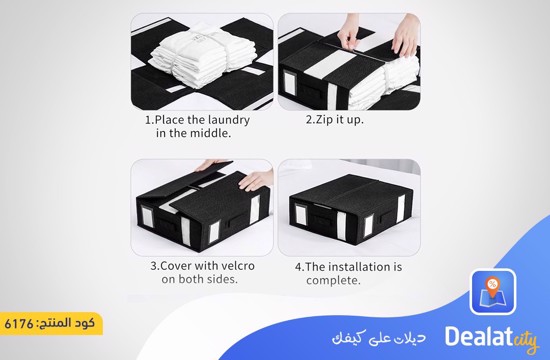 Space Saving Foldable Clothes Storage Organizer 