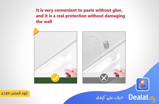 Transparent Wall Stickers are Easy to Remove and Protect Walls - dealatcity store