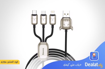 Baseus Fast Charging Cable 3*1 - dealatcity store