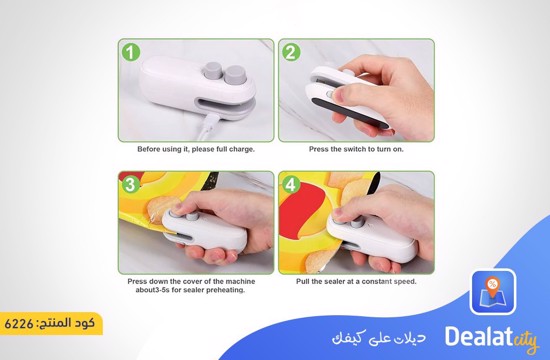 USB Rechargeable Plastic Bag Sealer - dealatcity store