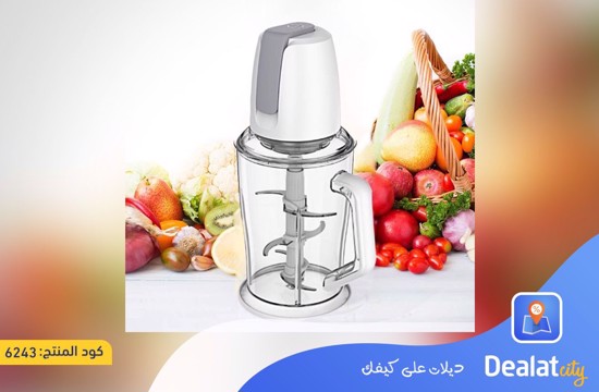 SAYONA SCH-4366 4X1 Electric Chopper with 4 Stainless Steel Blades, 2L Capacity, 400W Power