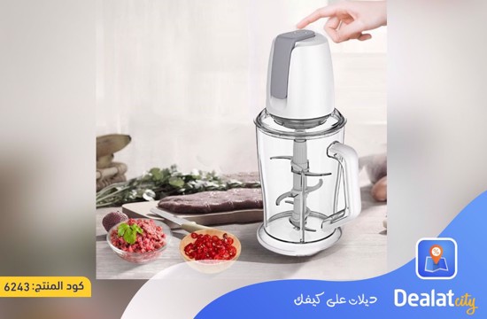 SAYONA SCH-4366 4X1 Electric Chopper with 4 Stainless Steel Blades, 2L Capacity, 400W Power