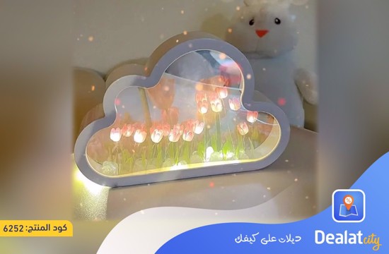 LED Lighted Rose Cloud Lamp and Mirror - dealatcity store