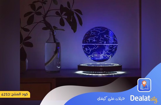 Maglev Star Chart Globe Light Lamp with Magnetic Base and 360 Degree Rotation