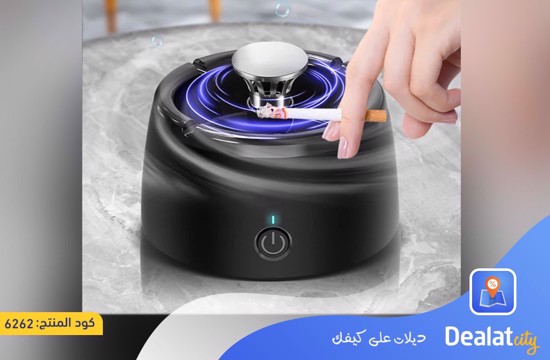 Rechargeable Ashtray with Air Purifying Filter - dealatcity store