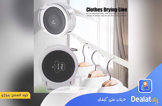 Retractable Clothes Dryer with Hanging Hole-dealatcity store