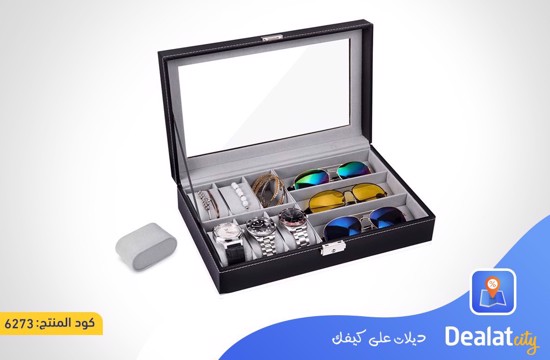 Watch and Glasses Organizer Box - dealatcity store