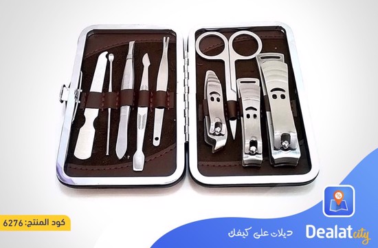 9 in 1 Stainless Steel Nail Art Manicure Pedicure Set  - dealatcity store