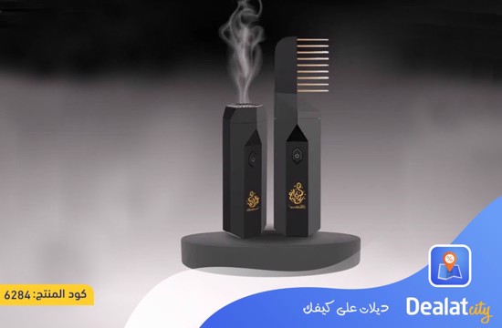 2 in 1 Portable Multi-Functional Incense Burner and Comb For Hair Styling with Beautiful Scents