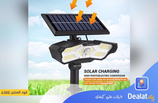 Waterproof Solar Powered LED Ground Lamp with Remote Control Suitable for Garden Lighting