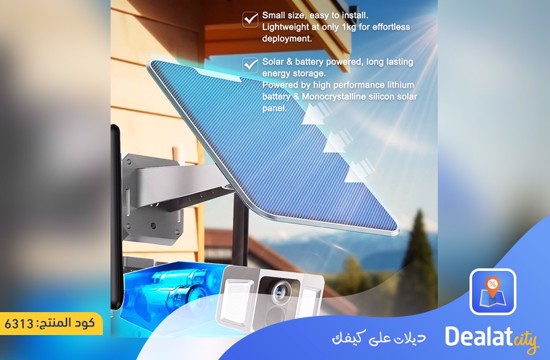 4MP Solar Triple-Lens Linkage Camera - dealatcity store