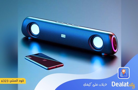 RGB Bluetooth Speaker with 5 Ports (BT - AUX - TF - OUT - SUB) with High-definition Sound