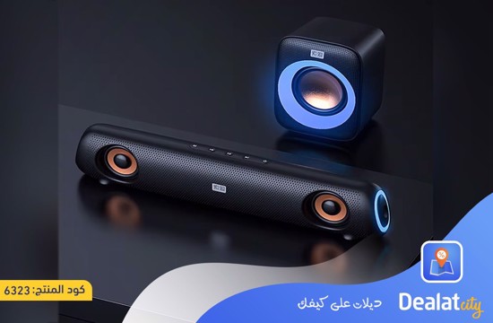 RGB Bluetooth Speaker with 5 Ports (BT - AUX - TF - OUT - SUB) with High-definition Sound