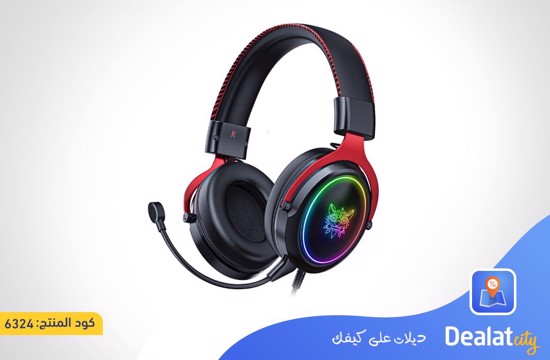 ONIKUMA X10 RGB Gaming Headset with Detachable Microphone and High-Definition Sound